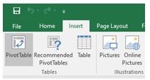 How to use Pivot Table