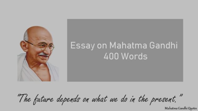 Mahatma Gandhi