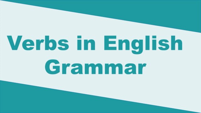 Verbs in English Grammar